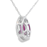 .51ct Ruby Diamond Fashion Pendants 10KT White Gold