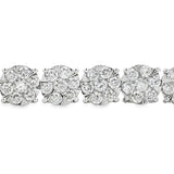 Lab Grown Diamond Tennis Bracelet 10KT White Gold
