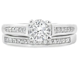 Cubic Zirconia CZ SS Bridal Sterling Silver