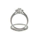 .45ct Diamond Engagement Ring Set 14KT White Gold