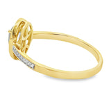 .50ct Mystic Fire Topaz Diamond Ring 10KT Yellow Gold
