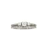 .45ct Diamond Engagement Ring Set 14KT White Gold