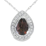.39ct Quartz Diamond Fashion Pendants 10KT White Gold