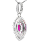 .26ct Ruby Diamond Fashion Pendants 10KT White Gold