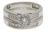 .63ct Diamond Engagement Ring Set 10KT White Gold