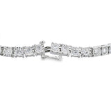 Lab Grown Diamond Tennis Bracelet Sterling Silver