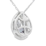 Mystic Fire Topaz Fashion Pendants 10KT White Gold