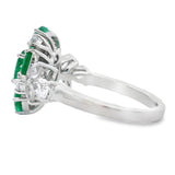 2.98ct Emerald Zircon Ring Sterling Silver