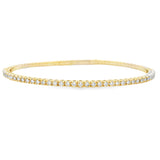 1.00ct Diamond Bangle Bracelet 14KT Yellow Gold