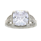 Cubic Zirconium Ring Sterling Silver
