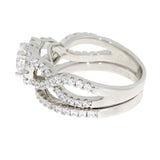 Cubic Zirconium CZ SS Bridal Sterling Silver
