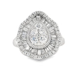 Cubic Zirconium Ring Sterling Silver