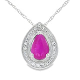 .51ct Ruby Diamond Fashion Pendants 10KT White Gold