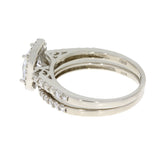Cubic Zirconia CZ SS Bridal Sterling Silver