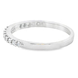 .25ct Diamond Wedding Band Ring 14KT White Gold