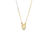.03ct Diamond Heart Love Pendant 14KT Yellow Gold