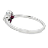 .20ct Ruby Diamond Ring 10KT White Gold