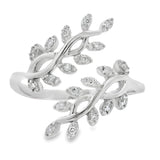 .10ct Diamond Ring Sterling Silver