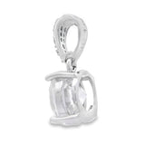 2.00ct Moissanite Pendant Sterling Silver