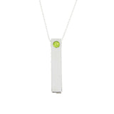 Peridot Fashion Pendants Sterling Silver