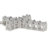 .25ct Diamond Cross Religious Pendant Sterling Silver