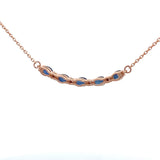 .73ct Sapphire Diamond Fashion Pendants 10KT Rose Gold