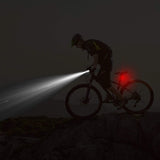 iMounTEK Bike Front Flashlight IPX4 Water-Resistant with Tail Warning/Safety LED Lamp