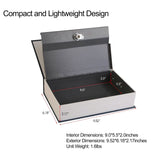 iMountek Dictionary Safe Secret Diversion Book Metal Box