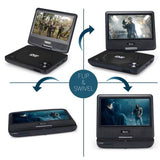 Impecca Portable DVD Player Swivel Screen