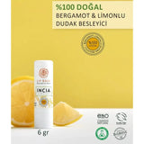Incia Kids Cheerful Lemon Lip Balm Nourishing Formula 6g