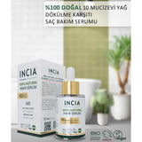 Incia Natural Hair Serum with 10 Miracle Oils 30ml