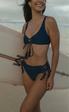 Indio Lace Up High Waisted Swimsuit Bottom