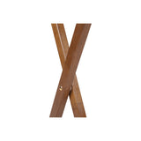 Indoor Single Folding TV Tray Table Walnut L19 x W15 x H26inches.