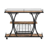 Industrial Bar Cart Kitchen Bar Service Cart