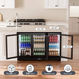 Industrial Freestanding Undercounter Beverage Refrigerator (SAK84019)