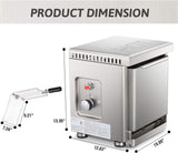 Infrared Propane Gas Grill Tabletop, Stainless Steel Small Barbecue Grill GB5916