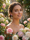 Thalia Sodi Gold-Tone Imitation Pearl, Crystal Bee, Flower Mismatch Earrings