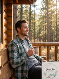 Club Room Mens Plaid Flannel Shirt