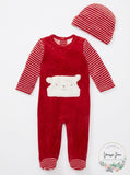 First Impressions Baby Boys Girls 2-Pc. Hat and Footed Coverall Set