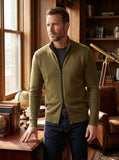 International Concepts Mens Zip-Front Cardigan