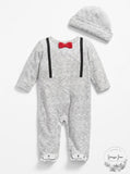 First Impressions Baby Boys Girls 2-Pc. Hat and Footed Coverall Set
