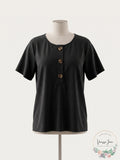 Afani Women's  Flutter Sleeve Top