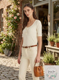 Lauren Ralph Lauren Elbow-Sleeve Henley Top