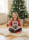 Ame Toddler Girls 2-Pc. Minnie Mouse Plaid Pajama Set