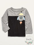 First Impressions Boys Long Sleeve Print T-Shirt