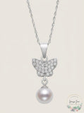 Giani Bernini Cultured Freshwater Pearl/Cubic Zirconia Pendant Necklace