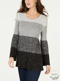 Style & Co Women's Striped Bell-Sleeve Tunic, XXL