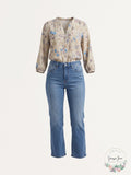 NYDJ Womens Marilyn Straight Ankle Jeans in Petite, Size 0P
