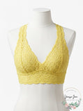 Free People Womens Galloon Lace Racerback Bra