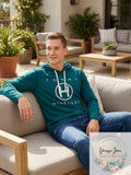 Tommy Hilfiger Mens Jersey Drawstring Hoodie, Size Large